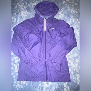 Purple Columbia rain jacket